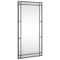 vidaXL Wandspiegel Schwarz 50x100 cm Rechteckig Eisen vidaXL Wandspiegel Schwarz 50x100 cm Rechteckig Eisen