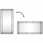 vidaXL Wandspiegel Schwarz 50x100 cm Rechteckig Eisen vidaXL Wandspiegel Schwarz 50x100 cm Rechteckig Eisen