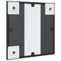 vidaXL Wandspiegel Schwarz 30x30 cm Quadratisch Eisen vidaXL Wandspiegel Schwarz 30x30 cm Quadratisch Eisen