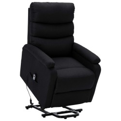 vidaXL Aufstehsessel Schwarz Stoff