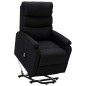 vidaXL Aufstehsessel Schwarz Stoff vidaXL Aufstehsessel Schwarz Stoff