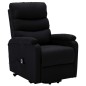 vidaXL Aufstehsessel Schwarz Stoff vidaXL Aufstehsessel Schwarz Stoff