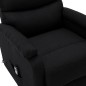 vidaXL Aufstehsessel Schwarz Stoff vidaXL Aufstehsessel Schwarz Stoff