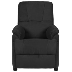 vidaXL Relaxsessel Schwarz Wildleder-Optik
