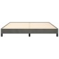 vidaXL Bettgestell Dunkelgrau 160x200 cm Samt vidaXL Bettgestell Dunkelgrau 160x200 cm Samt