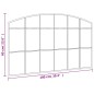 vidaXL Wandspiegel Schwarz 100x60 cm Gewölbt Eisen vidaXL Wandspiegel Schwarz 100x60 cm Gewölbt Eisen