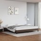 Bettgestell Braun 200x200 cm Kunstleder Bettgestell Braun 200x200 cm Kunstleder