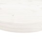 vidaXL Tischplatte Rund Weiß Ø60x3 cm Massivholz Kiefer vidaXL Tischplatte Rund Weiß Ø60x3 cm Massivholz Kiefer