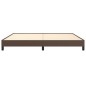 Bettgestell Braun 200x200 cm Kunstleder Bettgestell Braun 200x200 cm Kunstleder