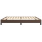 Bettgestell Braun 200x200 cm Kunstleder Bettgestell Braun 200x200 cm Kunstleder