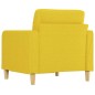 vidaXL Sofasessel Hellgelb 60 cm Stoff vidaXL Sofasessel Hellgelb 60 cm Stoff