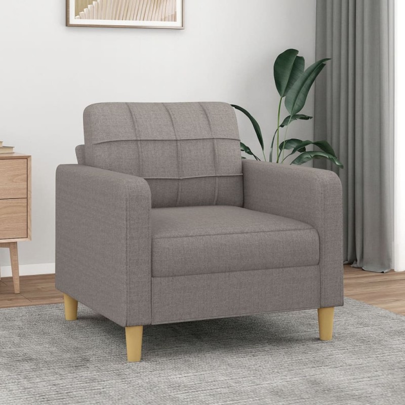vidaXL Sofasessel Taupe 60 cm Stoff vidaXL Sofasessel Taupe 60 cm Stoff