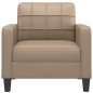 vidaXL Sessel Cappuccino-Braun 60 cm Kunstleder vidaXL Sessel Cappuccino-Braun 60 cm Kunstleder
