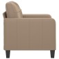 vidaXL Sessel Cappuccino-Braun 60 cm Kunstleder vidaXL Sessel Cappuccino-Braun 60 cm Kunstleder