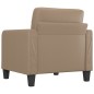 vidaXL Sessel Cappuccino-Braun 60 cm Kunstleder vidaXL Sessel Cappuccino-Braun 60 cm Kunstleder