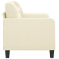 vidaXL 2-Sitzer-Sofa Creme 120 cm Kunstleder vidaXL 2-Sitzer-Sofa Creme 120 cm Kunstleder