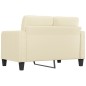 vidaXL 2-Sitzer-Sofa Creme 120 cm Kunstleder vidaXL 2-Sitzer-Sofa Creme 120 cm Kunstleder