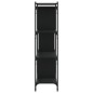vidaXL Bücherregal 4 Böden Schwarz 76x32x123 cm Holzwerkstoff vidaXL Bücherregal 4 Böden Schwarz 76x32x123 cm Holzwerkstoff