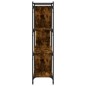 vidaXL Bücherregal 4 Böden Räuchereiche 76x32x123 cm Holzwerkstoff vidaXL Bücherregal 4 Böden Räuchereiche 76x32x123 cm Holzwerkstoff