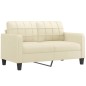 vidaXL 2-Sitzer-Sofa Creme 140 cm Kunstleder vidaXL 2-Sitzer-Sofa Creme 140 cm Kunstleder