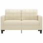 vidaXL 2-Sitzer-Sofa Creme 140 cm Kunstleder vidaXL 2-Sitzer-Sofa Creme 140 cm Kunstleder