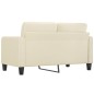 vidaXL 2-Sitzer-Sofa Creme 140 cm Kunstleder vidaXL 2-Sitzer-Sofa Creme 140 cm Kunstleder