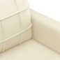 vidaXL 2-Sitzer-Sofa Creme 140 cm Kunstleder vidaXL 2-Sitzer-Sofa Creme 140 cm Kunstleder
