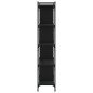vidaXL Bücherregal 5 Böden Schwarz 76x32x158 cm Holzwerkstoff