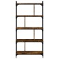 vidaXL Bücherregal 5 Böden Räuchereiche 76x32x158 cm Holzwerkstoff vidaXL Bücherregal 5 Böden Räuchereiche 76x32x158 cm Holzwerkstoff