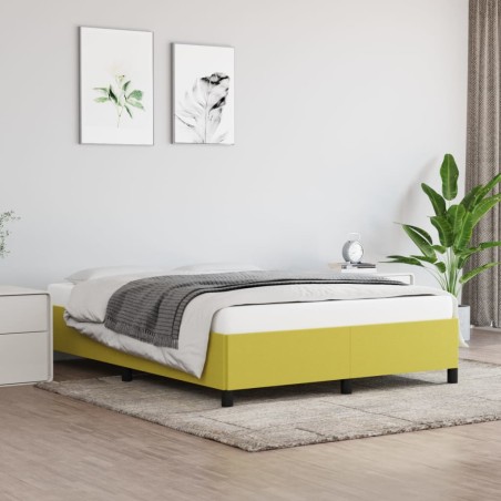 Bettgestell Grün 140x190 cm Stoff