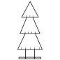vidaXL Metall-Weihnachtsbaum Deko Schwarz 60 cm vidaXL Metall-Weihnachtsbaum Deko Schwarz 60 cm