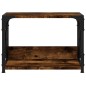 vidaXL Druckerständer 2 Ablagen Räuchereiche 44x26x31,5 cm vidaXL Druckerständer 2 Ablagen Räuchereiche 44x26x31,5 cm