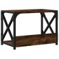 vidaXL Druckerständer 2 Ablagen Räuchereiche 44x26x31,5 cm vidaXL Druckerständer 2 Ablagen Räuchereiche 44x26x31,5 cm