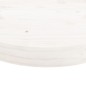 vidaXL Tischplatte Rund Weiß Ø40x3 cm Massivholz Kiefer vidaXL Tischplatte Rund Weiß Ø40x3 cm Massivholz Kiefer