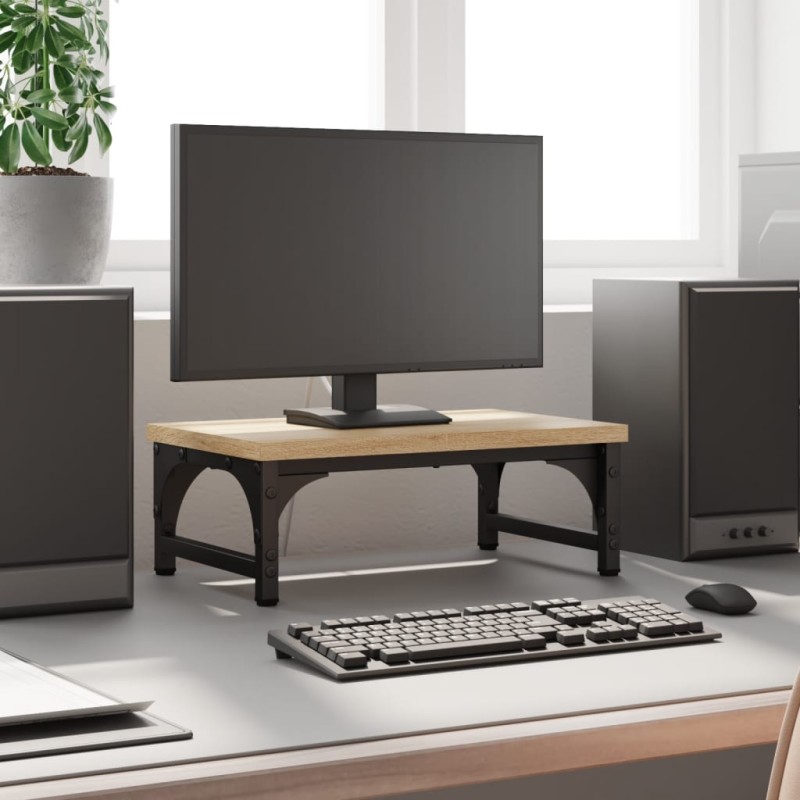 vidaXL Monitorständer Sonoma-Eiche 37x23x14 cm Holzwerkstoff vidaXL Monitorständer Sonoma-Eiche 37x23x14 cm Holzwerkstoff