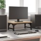 vidaXL Monitorständer Sonoma-Eiche 37x23x14 cm Holzwerkstoff vidaXL Monitorständer Sonoma-Eiche 37x23x14 cm Holzwerkstoff