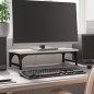 vidaXL Monitorständer Grau Sonoma 55x23x14 cm Holzwerkstoff vidaXL Monitorständer Grau Sonoma 55x23x14 cm Holzwerkstoff