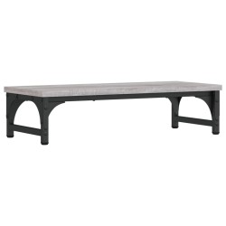 vidaXL Monitorständer Grau Sonoma 55x23x14 cm Holzwerkstoff