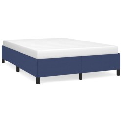 Bettgestell Blau 140x200 cm Stoff
