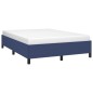 Bettgestell Blau 140x200 cm Stoff Bettgestell Blau 140x200 cm Stoff