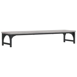 vidaXL Monitorständer Grau Sonoma 85x23x15,5 cm Holzwerkstoff