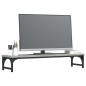 vidaXL Monitorständer Grau Sonoma 85x23x15,5 cm Holzwerkstoff vidaXL Monitorständer Grau Sonoma 85x23x15,5 cm Holzwerkstoff