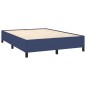 Bettgestell Blau 140x200 cm Stoff Bettgestell Blau 140x200 cm Stoff
