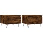 vidaXL Couchtische 2 Stk. Räuchereiche 50x46x35 cm Holzwerkstoff vidaXL Couchtische 2 Stk. Räuchereiche 50x46x35 cm Holzwerkstoff