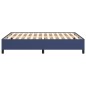 Bettgestell Blau 140x200 cm Stoff Bettgestell Blau 140x200 cm Stoff