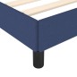 Bettgestell Blau 140x200 cm Stoff Bettgestell Blau 140x200 cm Stoff
