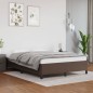 Bettgestell Braun 140x200 cm Kunstleder Bettgestell Braun 140x200 cm Kunstleder