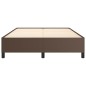 Bettgestell Braun 140x200 cm Kunstleder Bettgestell Braun 140x200 cm Kunstleder