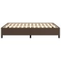 Bettgestell Braun 140x200 cm Kunstleder Bettgestell Braun 140x200 cm Kunstleder