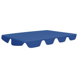 vidaXL Ersatzdach für Hollywoodschaukel Blau 150/130x70/105 cm